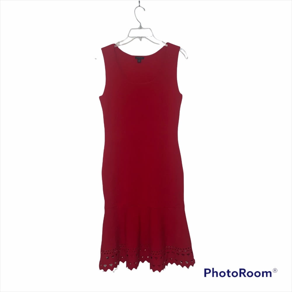 Ann Taylor XS red sleeveless dress